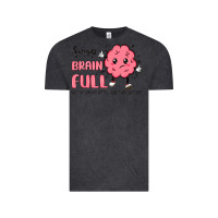 Vintage Black sorry brain full Vintage Tee - MaliasSmallBusiness