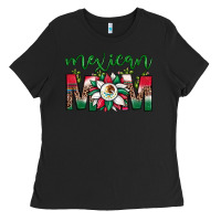 Black mexican flag sunflower mom leopard Ladies Tee - JahusDesignShop