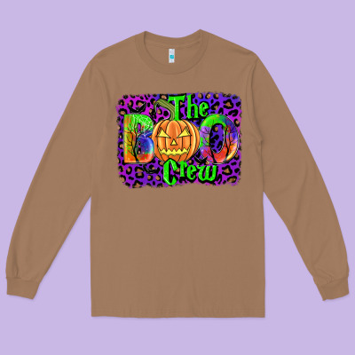 The Boo Crew Long Sleeve Tee Designed By Jahusdesignshop