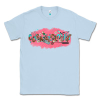 Dusty Blue cosmetologist Classic Tee - NancyCooperArtShop