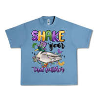 Pebble Blue shake your tail feather mardi gras Urban Heavy Tee - MaliasSmallBusiness