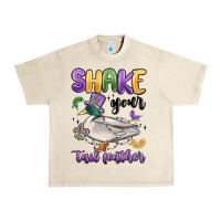 Sandshell shake your tail feather mardi gras Urban Heavy Tee - MaliasSmallBusiness