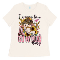 Bone i wanna be a cowboo baby halloween Ladies Tee - AdoDesignShop