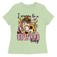 Matcha i wanna be a cowboo baby halloween Ladies Tee - AdoDesignShop