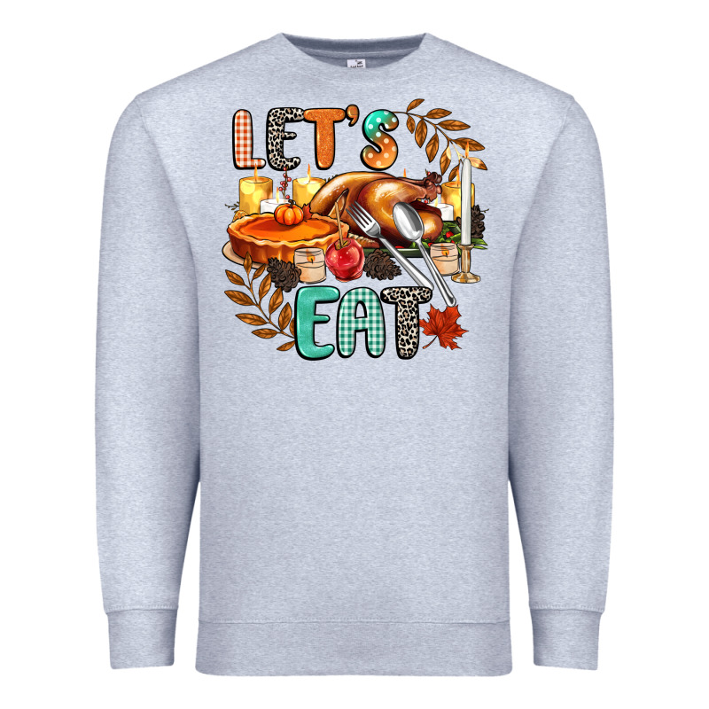 Lets Eat Premium Sweatshirt by CowGirlArtShop | Teevron