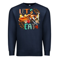Navy lets eat Premium Sweatshirt - CowGirlArtShop