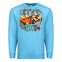 Ocean Blue lets eat Premium Sweatshirt - CowGirlArtShop