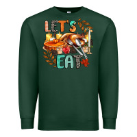 Sports Green lets eat Premium Sweatshirt - CowGirlArtShop