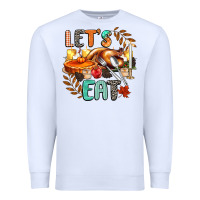 White lets eat Premium Sweatshirt - CowGirlArtShop