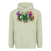 Matcha cma mardi gras cowgirl Heavyweight Hoodie - CowGirlArtShop