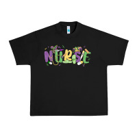 Black nurse mardi gras Urban Heavy Tee - MaliasSmallBusiness