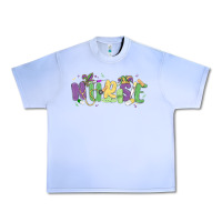 Grape Ice nurse mardi gras Urban Heavy Tee - MaliasSmallBusiness