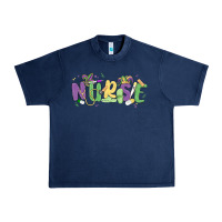 Navy nurse mardi gras Urban Heavy Tee - MaliasSmallBusiness