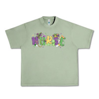 Oil Green nurse mardi gras Urban Heavy Tee - MaliasSmallBusiness