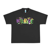 Pigment Black nurse mardi gras Urban Heavy Tee - MaliasSmallBusiness