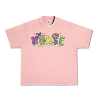 Salmon nurse mardi gras Urban Heavy Tee - MaliasSmallBusiness