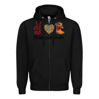 Black Peace Love Rodeo Zipper Hoodie - Bettercallsaul
