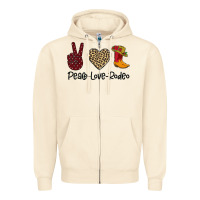 Sandshell Peace Love Rodeo Zipper Hoodie - Bettercallsaul