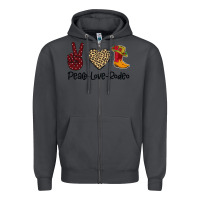 Smoke Peace Love Rodeo Zipper Hoodie - Bettercallsaul