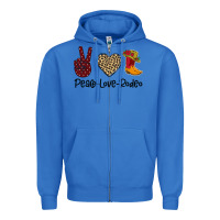 True Royal Peace Love Rodeo Zipper Hoodie - Bettercallsaul