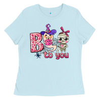 Baby Blue boo to you Ladies Tee - AdoDesignShop