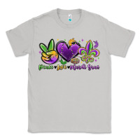 Moon Dust peace love mardi gras Classic Tee - MaliasSmallBusiness