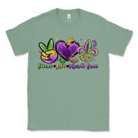 Sage peace love mardi gras Classic Tee - MaliasSmallBusiness