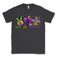 Smoke peace love mardi gras Classic Tee - MaliasSmallBusiness