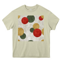 Mossy christmas points seamless pattern Heavy Core Tee - BundleAndBundleShop