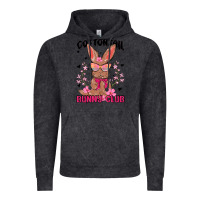 Vintage Black cottontail bunny club Vintage Hoodie - MaliasSmallBusiness