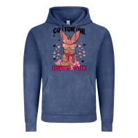 Vintage Denim cottontail bunny club Vintage Hoodie - MaliasSmallBusiness