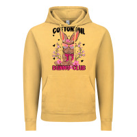 Vintage Mustard cottontail bunny club Vintage Hoodie - MaliasSmallBusiness