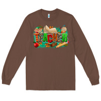 Chestnut teacher fall Long Sleeve Tee - MaliasSmallBusiness