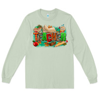 Matcha teacher fall Long Sleeve Tee - MaliasSmallBusiness