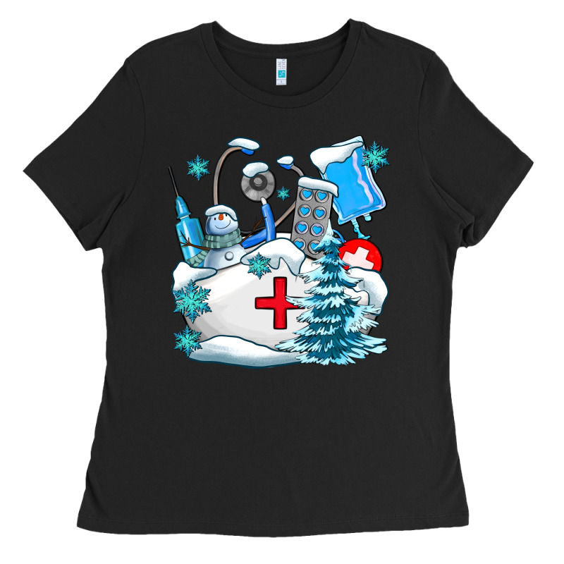 Winter Nurse Life Ladies Tee by AdoDesignShop | Teevron
