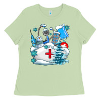 Matcha Winter Nurse life Ladies Tee - AdoDesignShop
