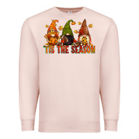Pale Pink tis the season gnomes Premium Sweatshirt - CowGirlArtShop
