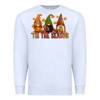 White tis the season gnomes Premium Sweatshirt - CowGirlArtShop
