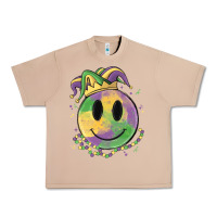 Burro smiley face mardi gras Urban Heavy Tee - MaliasSmallBusiness