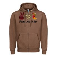Chestnut Peace Love Rodeo Zipper Hoodie - Bettercallsaul