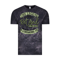 Cloud Black the legend has officially retired Vintage Tee - MaliasSmallBusiness