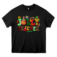 Black jolly teacher Heavy Core Tee - AdoDesignShop