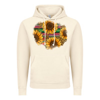 Vintage Artic sunflower leopard serape patch Vintage Hoodie - Jasminsmagicworld