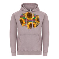 Vintage Zinc sunflower leopard serape patch Vintage Hoodie - Jasminsmagicworld