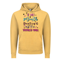 Vintage Mustard if my mouth doesn't say it my face totally will Vintage Hoodie - MaliasSmallBusiness