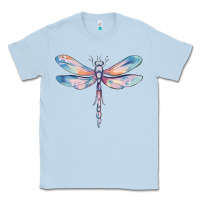 Dusty Blue dragonfly Classic Tee - MaliasSmallBusiness