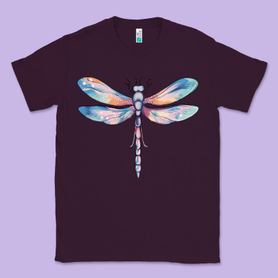 Dragonfly Classic Tee Designed By Maliassmallbusiness