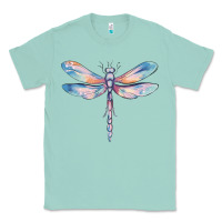 Seafoam dragonfly Classic Tee - MaliasSmallBusiness