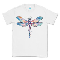White dragonfly Classic Tee - MaliasSmallBusiness