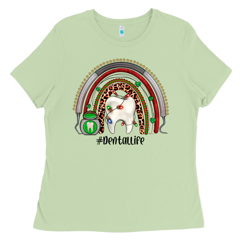 Christmas Dental Life Rainbow Ladies Tee by JahusDesignShop | Teevron